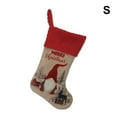 thumbnail image 2 of Calcetines de Navidad individuales Decoración de chimenea Árbol de niños personalizado Accesorio para festivales Puntos blancos 46x26cm Kits de decoración para fiestas Cuadro Rojo 46x26cm Bearachild HA064533-03, 2 of 6