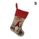 thumbnail image 4 of sweethay Calcetines de Navidad individuales Decoración de chimenea Árbol de niños personalizado Accesorio para festivales Puntos blancos 46x26cm Kits de decoración para fiestas Cuadro Rojo 46x26cm sweethay HA064533-03, 4 of 8