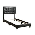 thumbnail image 5 of Glory Furniture Caldwell Faux Leather Panel Twin Bed in Black, 5 of 8