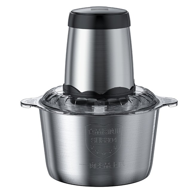 2L Electric Meat Grinder Machine 110V Meat Mincer Blender for Kitchen Food Processor Crusher Mixer US Plug,1 x Electric Meat Grinder Machine 1 x scraper