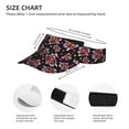 thumbnail image 3 of Gaeub Ladybug Printed Sport Sun Visor Hats ,Adjustable Empty Top Sunscreen Visor Cap for Women and Men, 3 of 7
