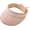 Pink, variant on Sun Hats for Foldable Straw Hat Girl Lace Bowknot Sun Visor Beach Hat
