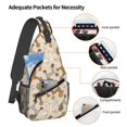 thumbnail image 3 of Lsque Cartoon Poodle Dog Pattern Cross Chest Bag Diagonally – Premium Durable Front Chest Sling with Adjustable Padded Strap, High-Capacity Storage, 3 of 8