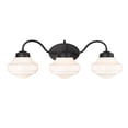 thumbnail image 5 of Golden Lighting Ingalls 3-light Vanity in Matte Black, 5 of 7