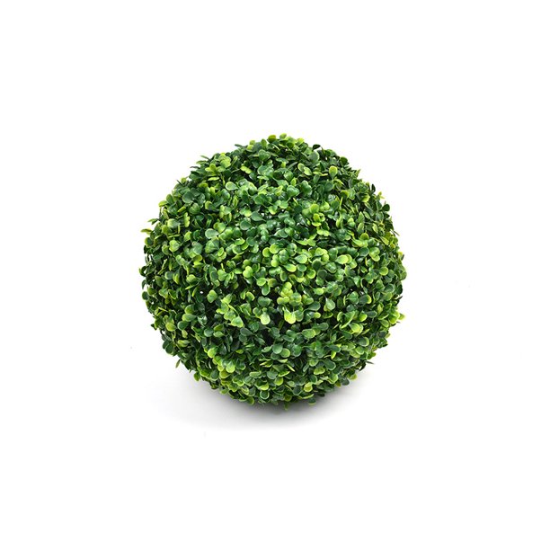 Planta artificial con forma de bola de boj para decoración del hogar, fiesta de boda, 18 cm