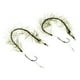 thumbnail image 2 of 2 paquetes de aparejos de pesca de carpa, gancho de acero de alto carbono con hilo , accesorios de aparejos de carpa, tamaño opcional UNA Macarena Plataforma de pesca de carpa, 2 of 7