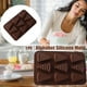 thumbnail image 3 of Xihbxyly Moldes de Chocolate de Grado Alimenticio, Sin Bpa, Antiadherentes y Flexibles, Aptos para Horno y Congelador, para Hacer Pasteles, Gelatina, Pudín y Jabón. Juego de 1, 2 y 3 Piezas, 14,2 X 9, 3 of 4