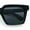 Black Green - Black, variant on Locs Retro Beveled Frame Horn Rim Rectangle Gangster Sunglasses Black Blue - Black