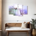 thumbnail image 3 of Elephant Stock Pastel Friends Wall Art - Horizontal Multi Panel Canvas - Living Room Wall Decor - Floral And Botanical Multi Panel - Purple And Pink Decor By Heidi Westum - 43" x 27", 3 of 8