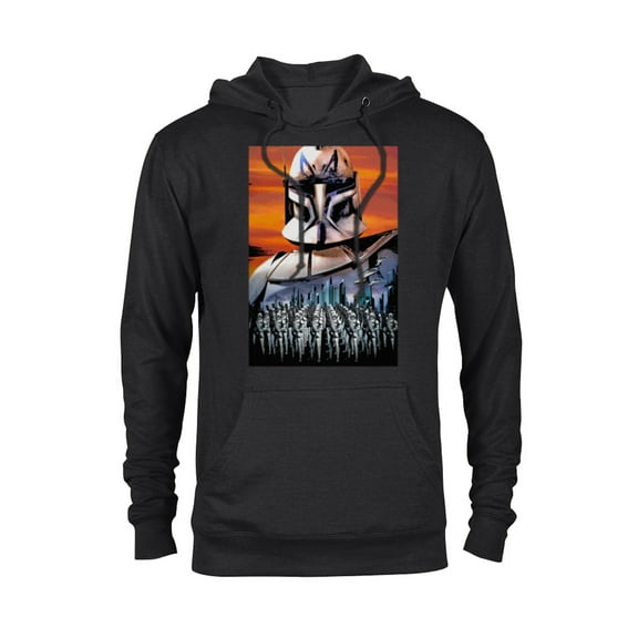 Star Wars Clone Wars Captain Rex Clone Troopers - Pullover Hoodie for Adults - Customized-Black
