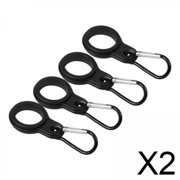 Clips Portabotellas Para Cinturón Andibro - Pack De 4, Nailon, Colores Variados