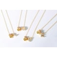 thumbnail image 3 of Disney Minnie Mouse Sterling Silver Gold Plated Cubic Zirconia Initial Pendant Necklace, 18" - Letter H, 3 of 5
