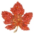 thumbnail image 1 of Shisuyan Brooch Pin Rhinestone Maple Leaf Shape Brooch Clothes Pin Clothes Jewelry, 1 of 9