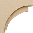 thumbnail image 3 of 4"W x 16"D x 16"H Thin Rivera Rough Cedar Woodgrain TimberThane Corbel, Primed Tan, 3 of 6