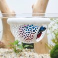 thumbnail image 6 of YUNBAO Floating Betta Hide & Shrimp Cave – All-in-One Aquarium Hammock, Feeder, and Safe Resting Spot for Stress-Free Fish Tanks,  Small Fish Bowl Decoration, White, 6 of 9