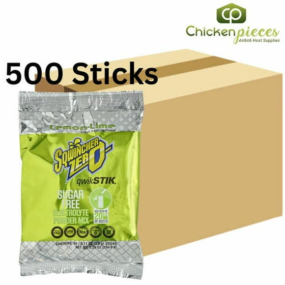 Sqwincher Zero QwikStik Lemon-Lime Electrolyte Drink Mix Stick 3 Grams