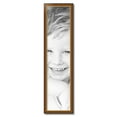 thumbnail image 2 of ArtToFrames 9" x 39" Honey with Gold Picture Frame, 9x39 inch Brown MDF Poster Frame (WOM-4446), 2 of 7