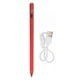 thumbnail image 1 of Lápiz óptico capacitivo activo Carga USB Lápiz de pantalla táctil con punta de cobre para teléfono móvil y tableta Rojo, 1 of 5