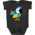 thumbnail image 3 of Inktastic Colorful Parrot, Tropical Parrot, Cute Parrot Boys or Girls Baby Bodysuit, 3 of 5