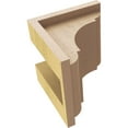 thumbnail image 6 of 5"W x 5"D x 5"H Wide Bryant Rough Cedar Woodgrain TimberThane Corbel, Primed Tan, 6 of 6