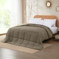 thumbnail image 3 of Modern Threads Down Alternative Reversible Comforter Stone & Champagne Twin, 3 of 19