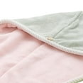thumbnail image 7 of Towel, Microfiber Hair Drying Towel, quick Drying for Wet Hair, Long, Thick, Curly Hair, Hair Drying, Towel Microfiber Hair Towel Green with pink, 7 of 7
