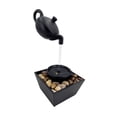 thumbnail image 4 of serony Water Fountain Tabletop Waterfall Decor Beautiful Floating Teapot Atmosphere Enhancer For Home And Office Yoga Desktop, 4 of 6