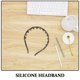thumbnail image 3 of unbranded 2Ud Diademas De Silicona Antideslizantes Con Peine Para Deportes Yoga Gimnasio Y Cuidado Facial Multicolor, 3 of 8