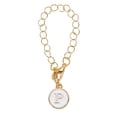thumbnail image 1 of Unique Bargains Ronde Lettre Breloque Accessoires pour Gobelet Nom ID Lettre P, Blanc, 1 of 7