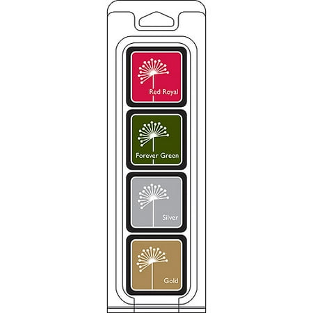 Hero Arts Shadow Inks 4 Color Cubes-Christmas