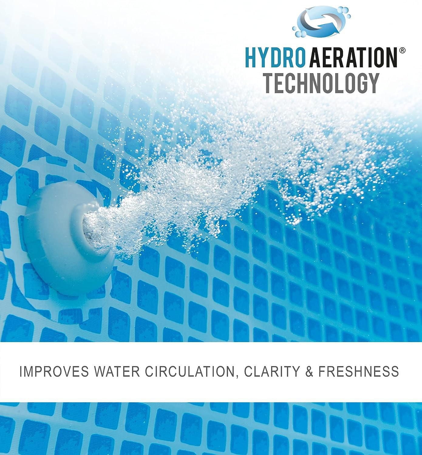 Pompe à filtre à sable transparent Intex Krystal, 2 100 GPH