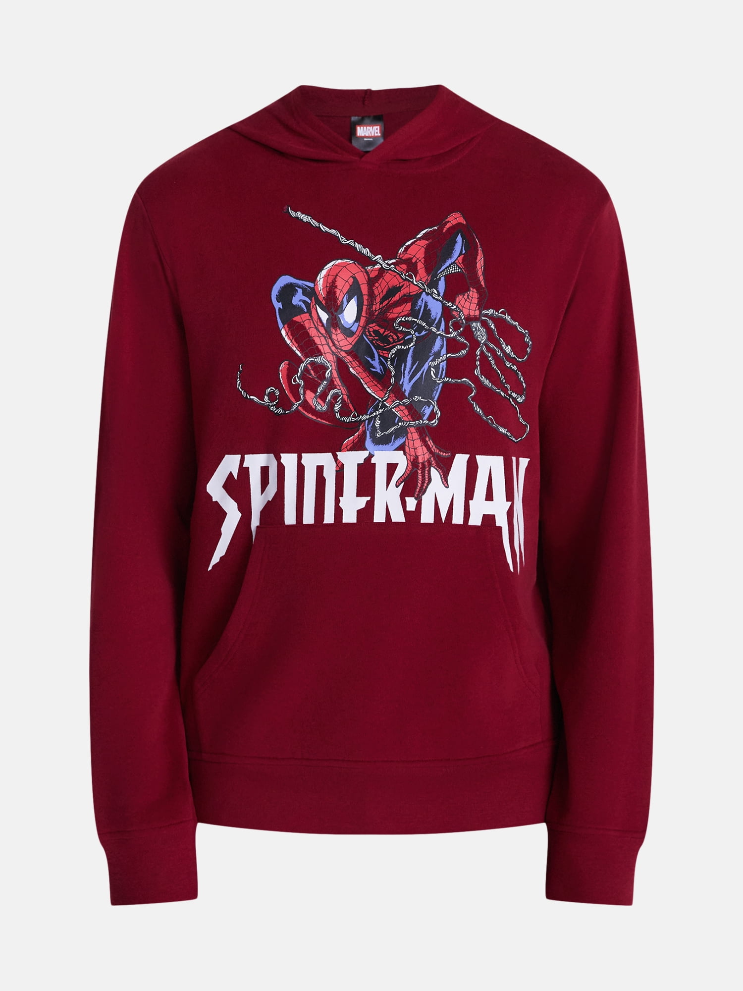 Marvel Spider-Man Men's and Big Men's Hoodie Sweatshirt, Sizes XS-5XL