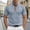Blue, variant on Work Polo Shirts for Men Short Sleeve Button Down Waffle Shirts Lightweight Brown Casual Shirts for Men
