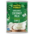 thumbnail image 1 of Native Forest Organic Unsweetened Coconut Milk – Canned Coconut Milk, No Guar Gum, Non-GMO Project Verified, USDA Organic – Simple, 13.5 Fl Oz (Pack of 12), 1 of 5