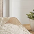 thumbnail image 6 of JERFIT Reversible King Size Bedspread Set with Shams, Cream Quilted Medallion Design, Hypoallergenic Oversized Microfiber Bed Cover, 6 of 10