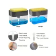 thumbnail image 4 of 2pc Kitchen Soap Dispenser And 5pcs Sponge Holder Soap Pump Dispenser With Sponge Rack Plastic Dishwashing Liquid Squeezer Container Kitchen,White, 4 of 4