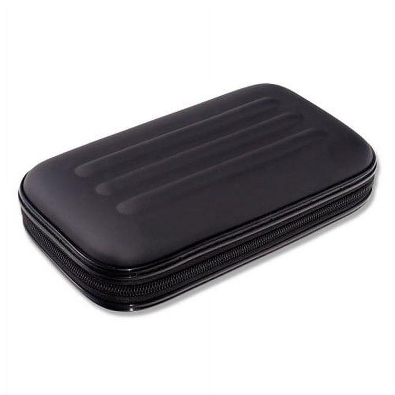 Large Soft-Sided Pencil Case, Fabric, 2 x 8.75 x 5.25, Black Large Soft-Sided Pencil Case, Fabric, 2 x 8.75 x 5.25, Black
