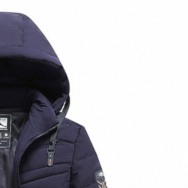 Navy cotton jacket mens sale