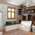 thumbnail image 6 of WIAWG L Shape Backless Corner Nook with Storage,Kitchen Breakfast Nook Bench,Shoe Benches for Entryway Cloakroom, White&Grey, 63”D x 63”W x 18.3”H, 6 of 9