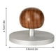 thumbnail image 2 of Golpeador de café de aleación de aluminio con mango de madera ergonómico - 51/53/58mm, 2 of 7