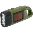 thumbnail image 1 of linterna LED verde solar y recargable con manivela, exterior, 1 of 5