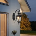 thumbnail image 6 of FETCOI, Outdoor Wall Lights  Fixtures Wall Lantern Waterproof Sconce Porch Lights Wall Mount (Black), 6 of 7