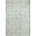 thumbnail image 1 of Bashian S176-IVGY-5X8-ALM211 Contempo Collection Solid Contemporary 100 Percent Wool Hand Loomed Area Rug, Ivory & Grey - 5 ft. x 7 ft. 6 in., 1 of 1