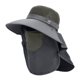 thumbnail image 3 of Sombreros de verano para hombre, máscara solar, protección para el cuello, transpirables, de cara completa, con protección solar, 3 of 4