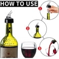 thumbnail image 4 of Liquor Bottle Pourers Set of 6 Pourer Pour Spouts 1 oz Measured Measuring Liquor Pourers Shot Dispenser Bartender Automatic Wine Pourer for Alcohol Tequila Cocktail Whiskey Rum Drink Home bar, 4 of 7