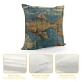 thumbnail image 4 of Chilfamy Throw Pillow Covers Bird and Fish in The Two World Forever Cushion Pillow Case Home Decor Pillowcase  White, 4 of 5