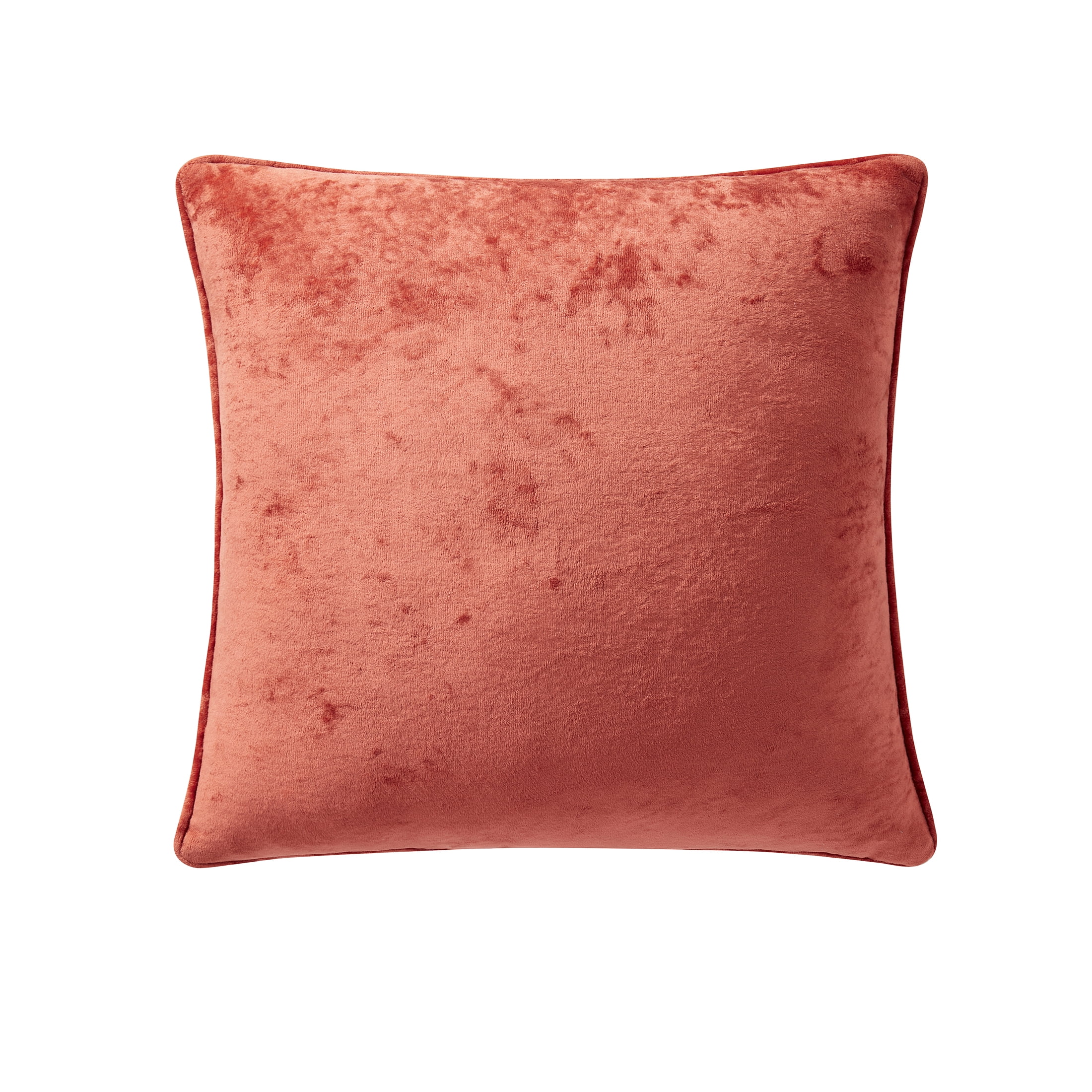 (2 pack) Way to Celebrate 18" x 18" Orange Embroidered Pumpkins Decorative Pillow