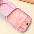 thumbnail image 3 of Linda bolsa de cosméticos portátil suave bolsa de conejito de peluche para mujeres niñas (gris) Ehuebsd Cuidado Belleza, 3 of 9