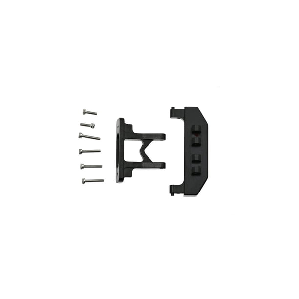 Vogacara Reemplazo de piezas de actualización de soporte de conexión de montaje de carcasa trasera para SCX24 90081 Kits de construcción modelo Negro Vogacara FN001788-01