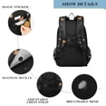 thumbnail image 4 of FORMRS Unisex School Backpack 17" Student Travel Bag with Laptop Compartment, Pixel Cat, 4 of 7